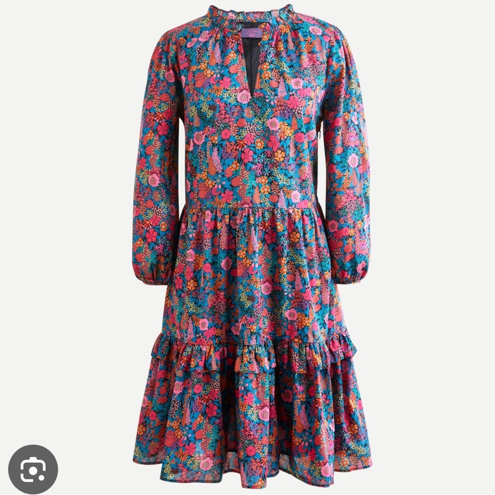 J Crew popover dress sz Small
